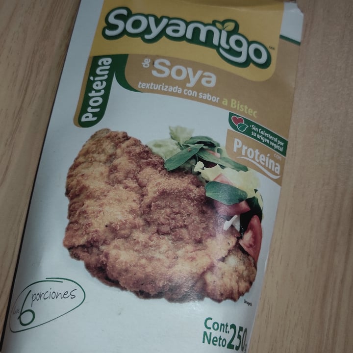 photo of Soyamigo Soya texturizada con sabor a Bistec shared by @sisnivegana on  10 Sep 2021 - review