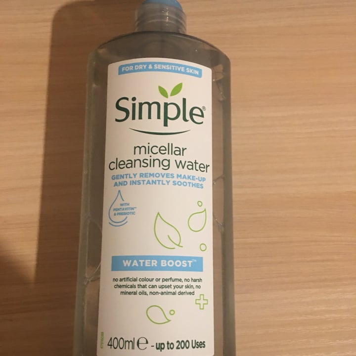 photo of Simple Water Boost Micellar Cleansing Water shared by @ironmaid on  09 May 2021 - review