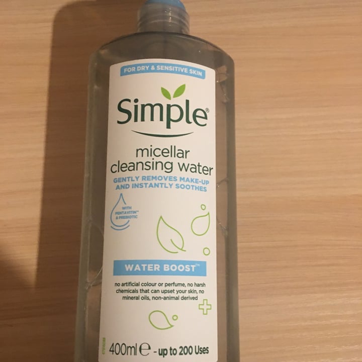 review photo of Simple Water Boost Micellar Cleansing Water shared by @ironmaid on 09 May 2021 - review