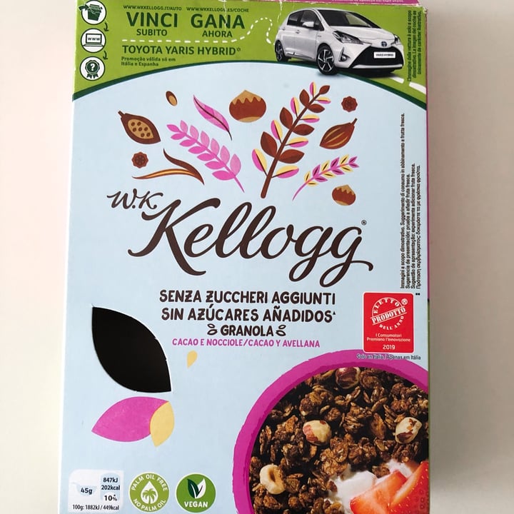 photo of Kellogg Granola cacao e nocciole shared by @theavocadolover on  26 Sep 2020 - review
