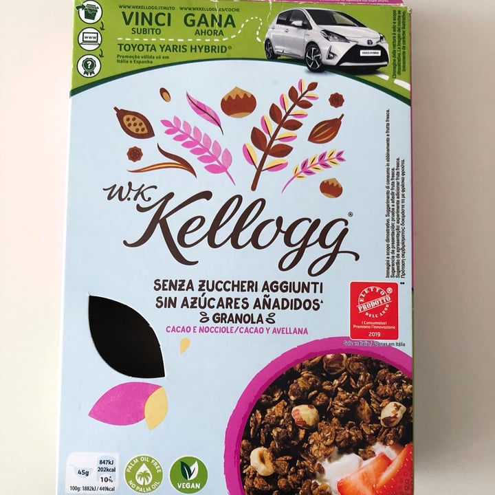 photo of Kellogg's Granola cacao e nocciole shared by @theavocadolover on  26 Sep 2020 - review
