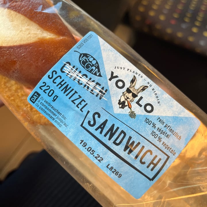 photo of Yolo Sandwich Schnitzel shared by @cris1806 on  17 May 2022 - review