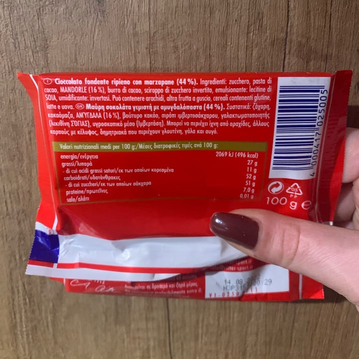 review photo of Ritter Sport Marzipan shared by @kellyaifornelly on 24 Jan 2022 - review