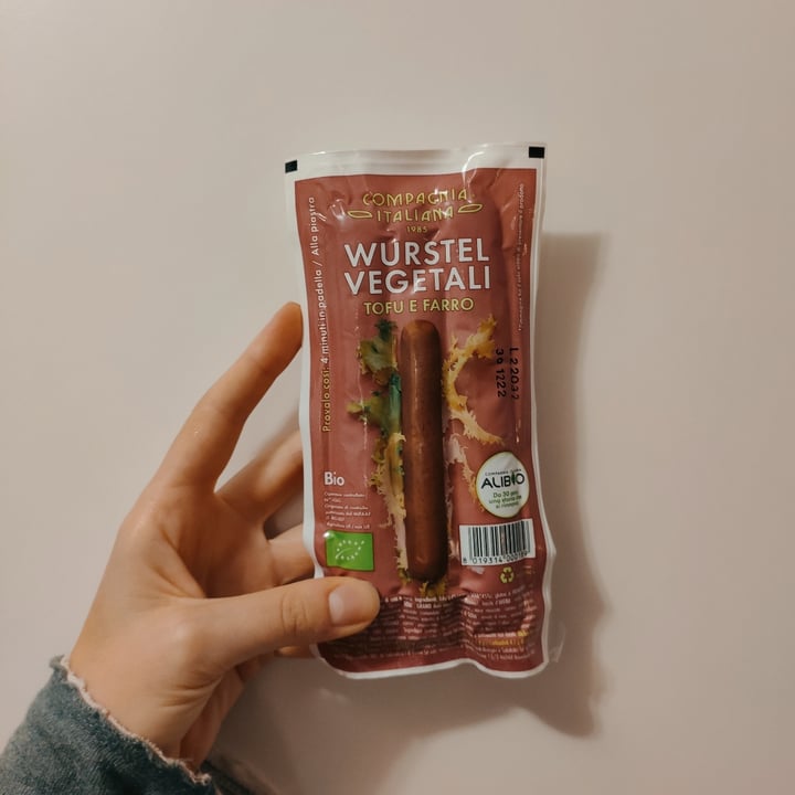 review photo of Compagnia Italiana wurstel vegetali tofu e farro shared by @lerrria on 07 Nov 2022 - review