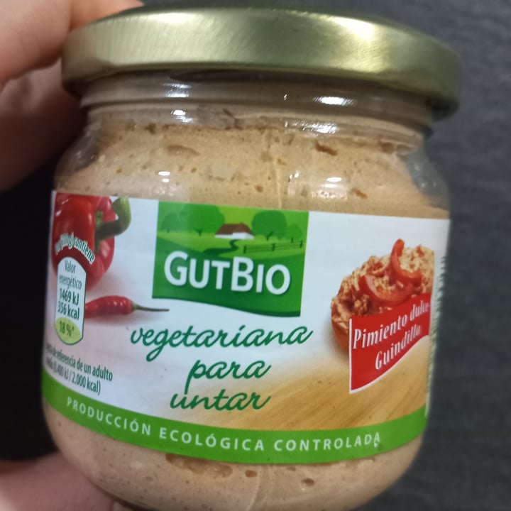photo of GutBio Paté de Pimiento Dulce Guindilla shared by @amoresvegan on  27 May 2022 - review