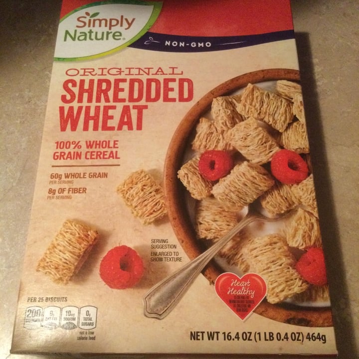 photo of Simply Nature Original Shredded Wheat shared by @pattyrf on  16 Sep 2021 - review