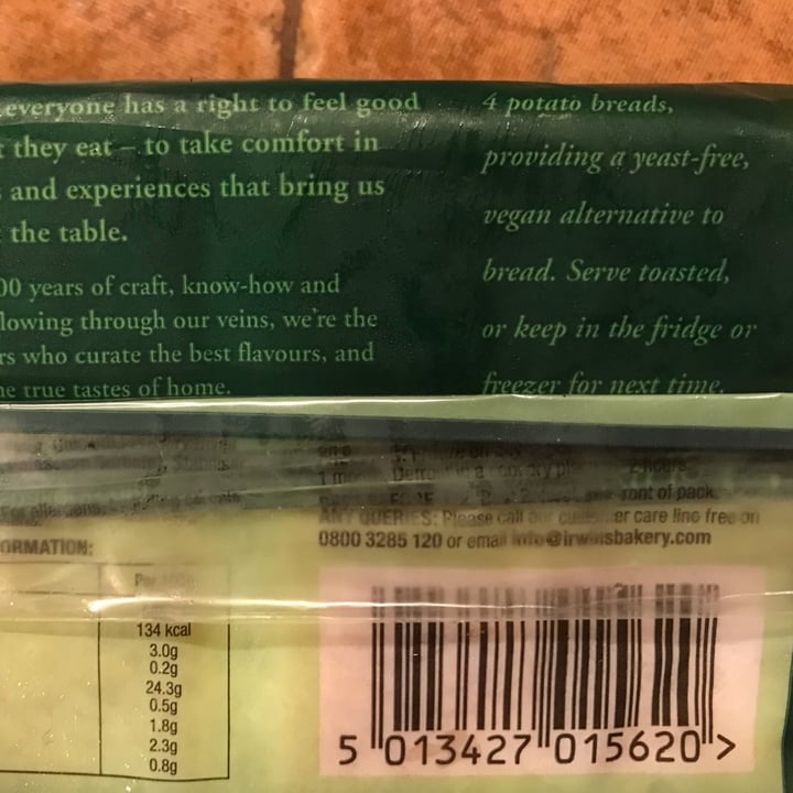 review photo of Irwins 4 Potato Breads shared by @johnnyy on 08 Oct 2022 - review
