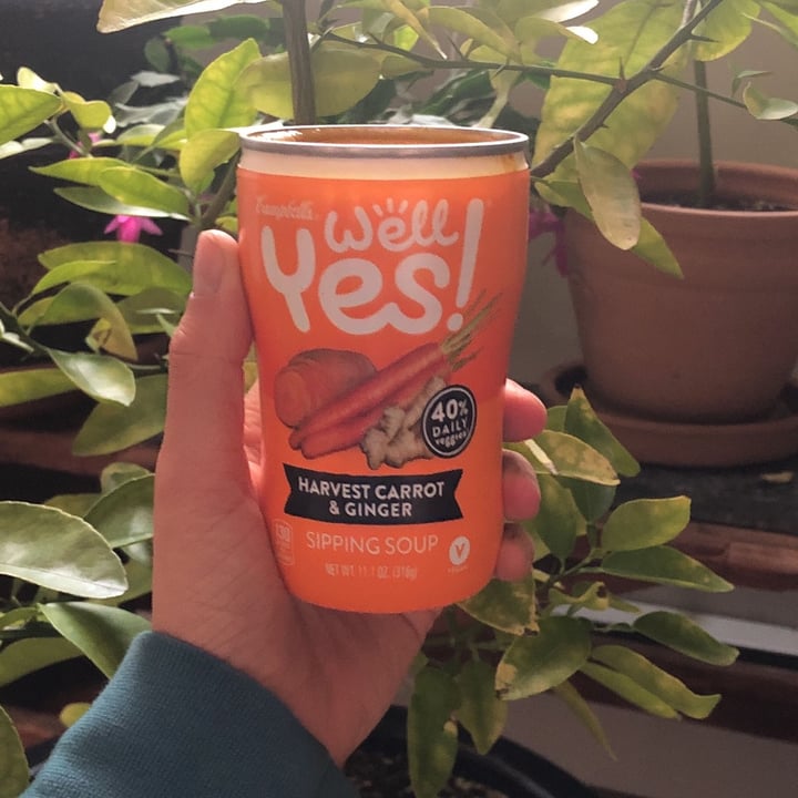 photo of Campbell's Well Yes Harvest Carrot & Ginger Sipping Soup shared by @garen7 on  14 Nov 2021 - review