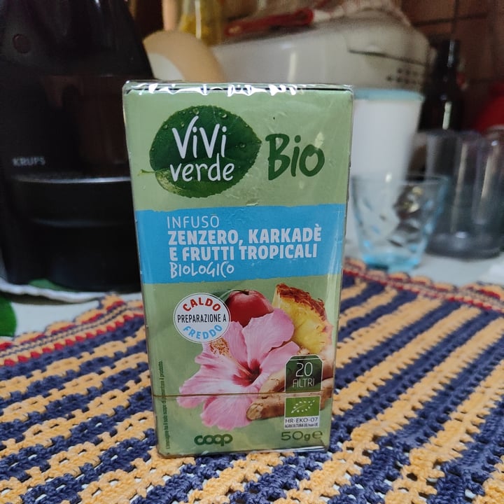 photo of Viviverde bio Infuso Zenzero, Karkadè e frutti tropicali. shared by @ilaria84 on  19 Jun 2022 - review