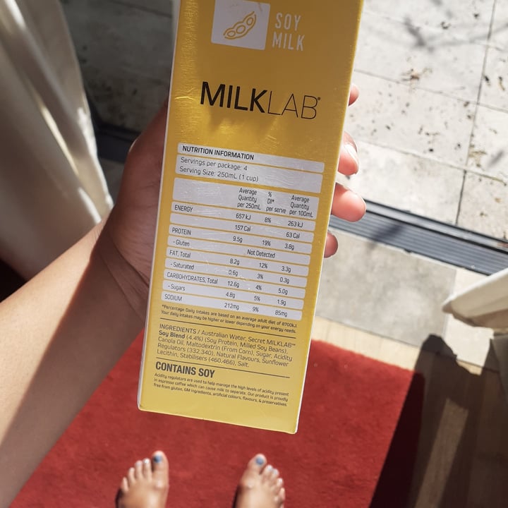 photo of MILKLAB Soy Milk shared by @vuyom1998 on  10 Jul 2020 - review