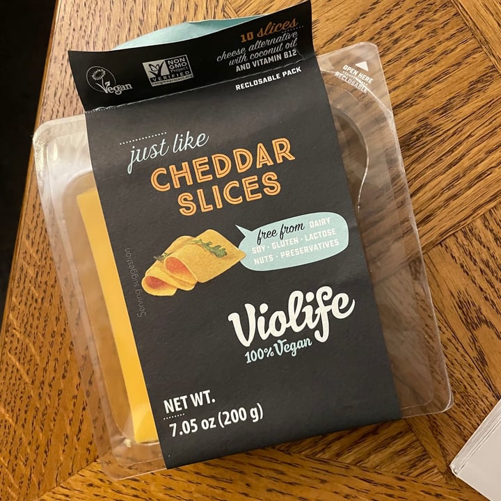 photo of Violife Cheddar Slices shared by @soularflare on  17 Apr 2021 - review