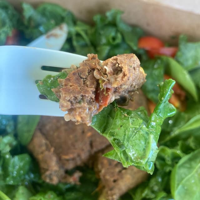 Photo of the dish “Vegan Burger Salad Bowl”