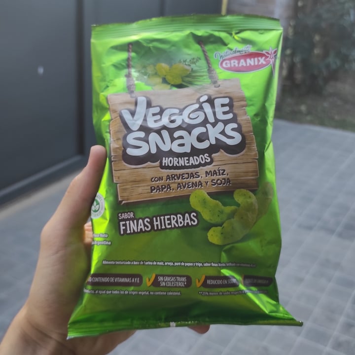 photo of Granix Veggie Snacks Horneados Finas Hierbas shared by @vegtips on  09 Jan 2022 - review