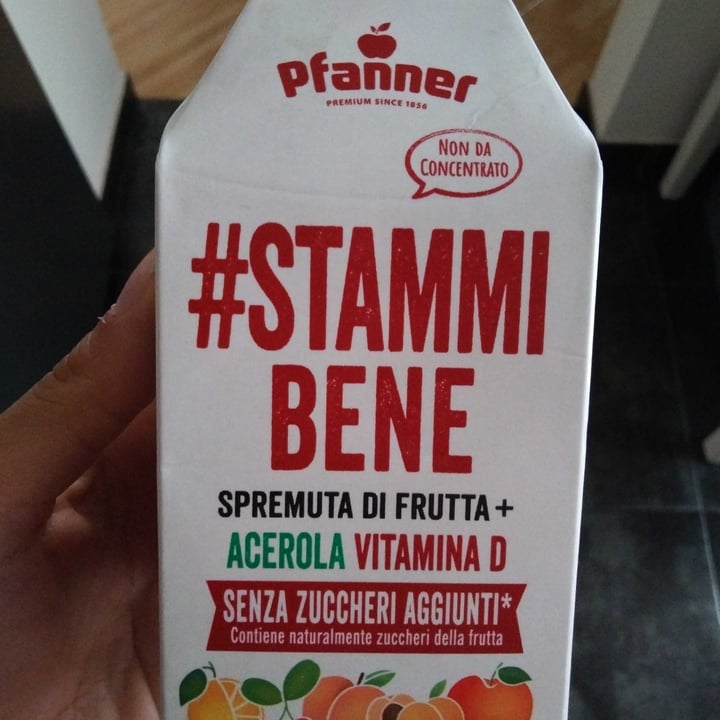 photo of Pfanner #StammiBene Spremuta di frutta + acerola vitamina D shared by @sara30 on  23 Apr 2022 - review