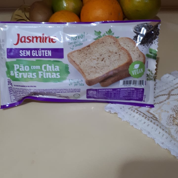 photo of Jasmine Pão sem gluten com chia e ervas finas shared by @deadea on  25 Jul 2022 - review