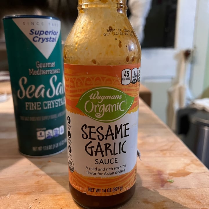 photo of Wegmans Organic Sesame Garlic Sauce shared by @anitalmp on  26 Jan 2023 - review