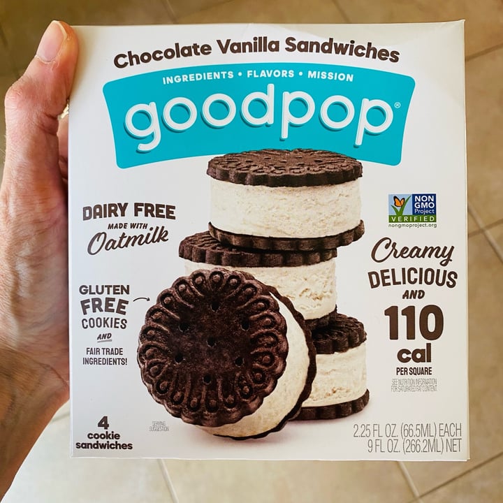 photo of Goodpop Chocolate Vanilla Sandwiches shared by @beckyyy on  11 May 2022 - review