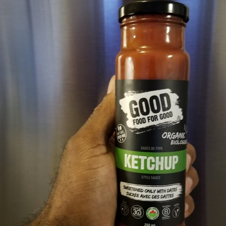 photo of Good Food for Good spicy ketchup shared by @gqvegan on  22 Jan 2021 - review