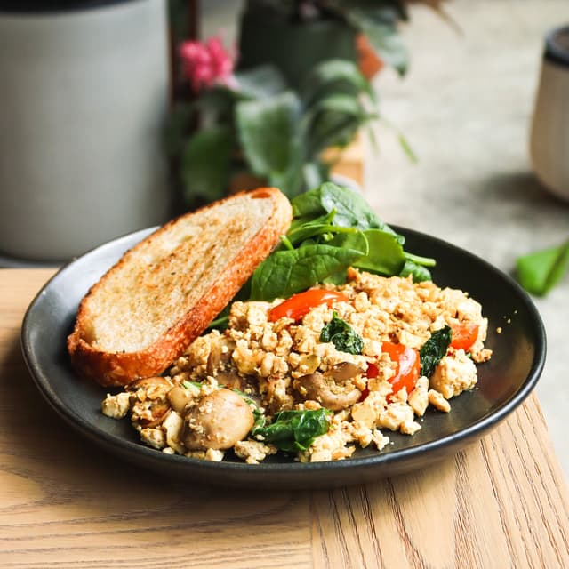 Foto do prato “Tofu Scramble”