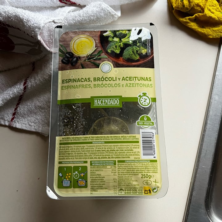 review photo of Hacendado Pasta De Espinacas, Brócoli Y Aceitunas shared by @nuriabe on 15 Jul 2022 - review