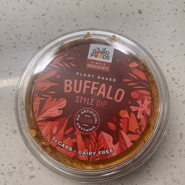 photo of Good Foods Plant Based Buffalo Style Dip shared by @planttemptations on  26 Jan 2022 - review