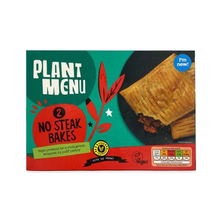 photo of Plant Menu No Steak Bakes shared by @rogeryates on  21 Dec 2021 - review