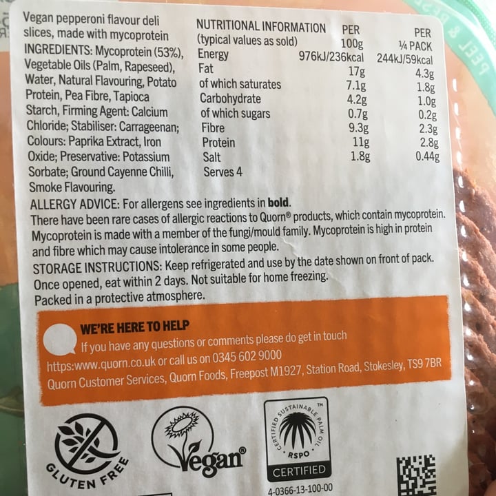 review photo of Quorn Pepperoni shared by @infinitelove on 21 May 2022 - review