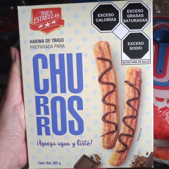 photo of Tres estrellas Harina para Churros shared by @nievedecocco on  28 Sep 2021 - review