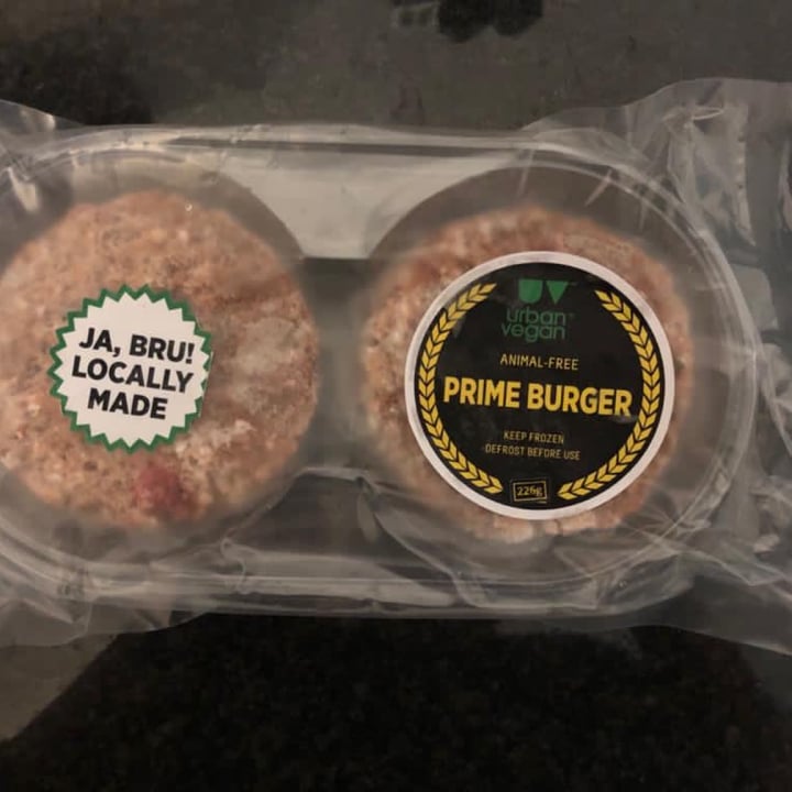 photo of Urban Vegan Prime Burger shared by @theycallmelynsey on  31 Oct 2020 - review