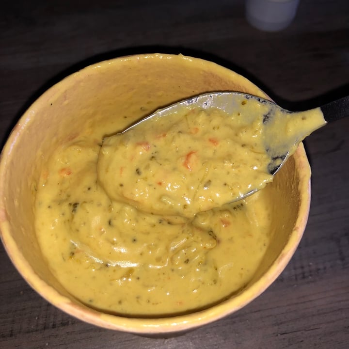 photo of Life - The Vegan Drive Thru broccoli cheddar soup shared by @autvvmn on  29 May 2021 - review