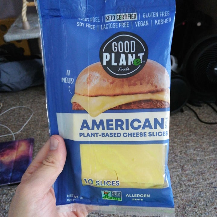 photo of Good Planet Foods Dairy-Free American Slices shared by @slimemoldramen on  24 Apr 2022 - review