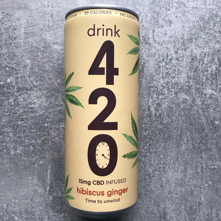 photo of 420 CBD hibiscus ginger drink shared by @gu on  04 May 2021 - review