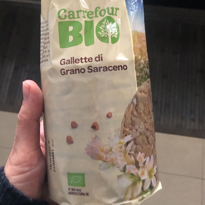 photo of Carrefour Bio Gallette di grano saraceno shared by @lacosty on  17 Dec 2021 - review