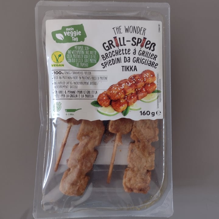 photo of Mein Veggie Tag The wonder Grillspieß tikka shared by @selvatika on  26 Oct 2021 - review