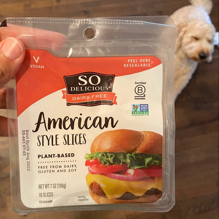 photo of So Delicious Dairy Free American Style Slices shared by @crandazzo on  03 Jul 2022 - review