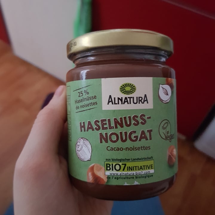 photo of Alnatura Haselnuss-Nougat Creme shared by @carlottaphilomena on  22 Dec 2020 - review