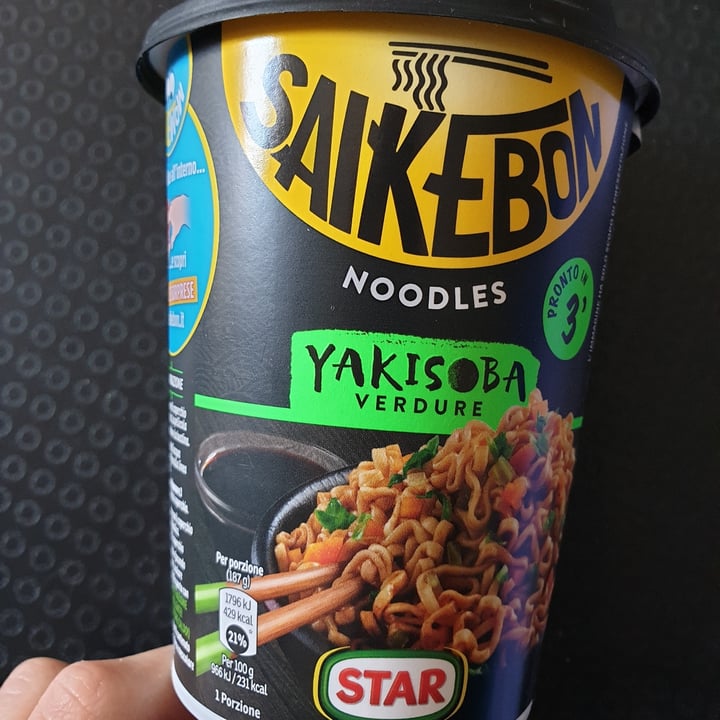 photo of Saikebon Yakisoba noodles alle verdure shared by @fabios on  29 Mar 2022 - review