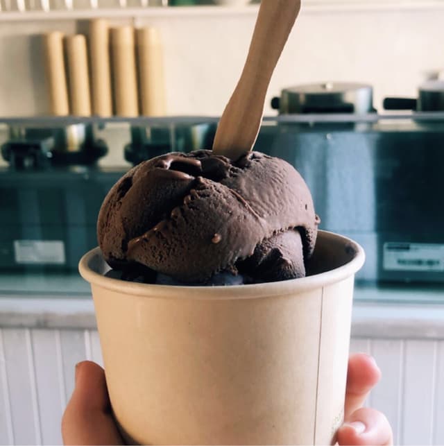 Photo of the dish “Blueberry Vegan Ice Cream”