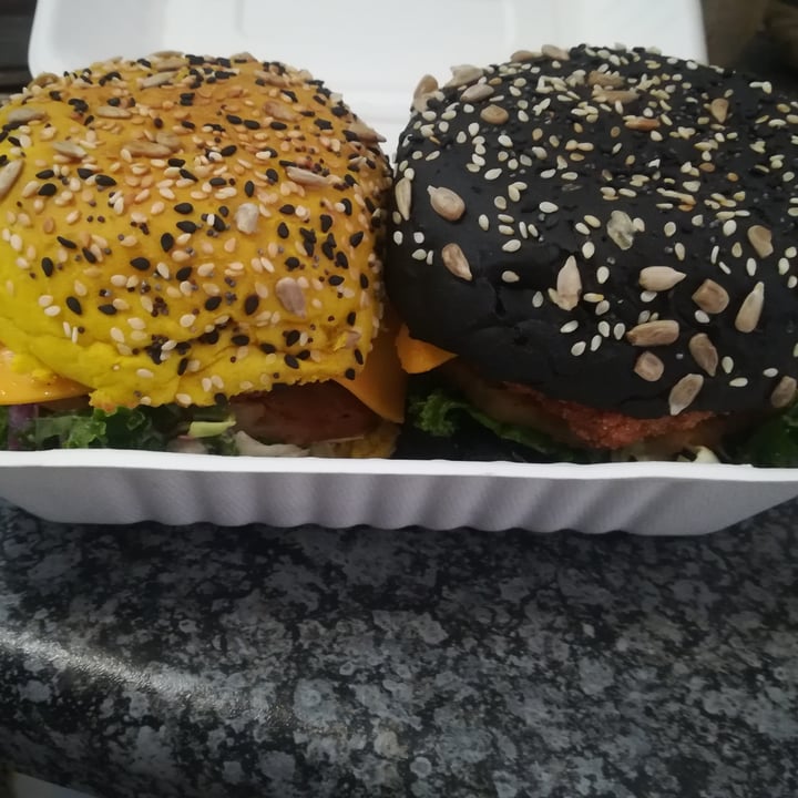 photo of The Kind Kitchen Darkside Burger shared by @therealclarebear on  22 May 2020 - review