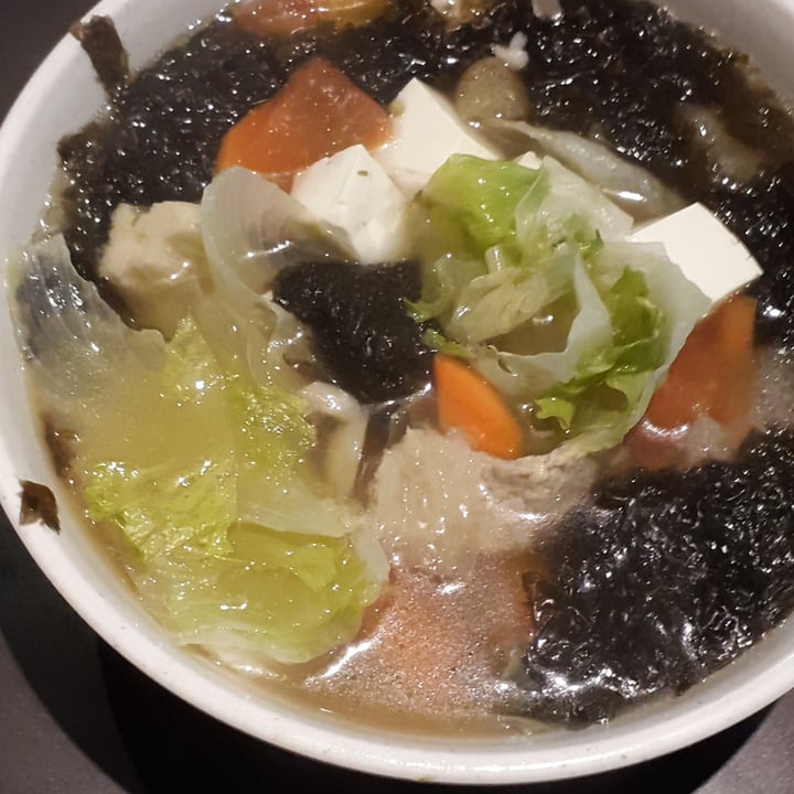 photo of Divine Realm Vegetarian Restaurant Seaweed Tofu Soup shared by @epsilon-delta on  22 Nov 2020 - review