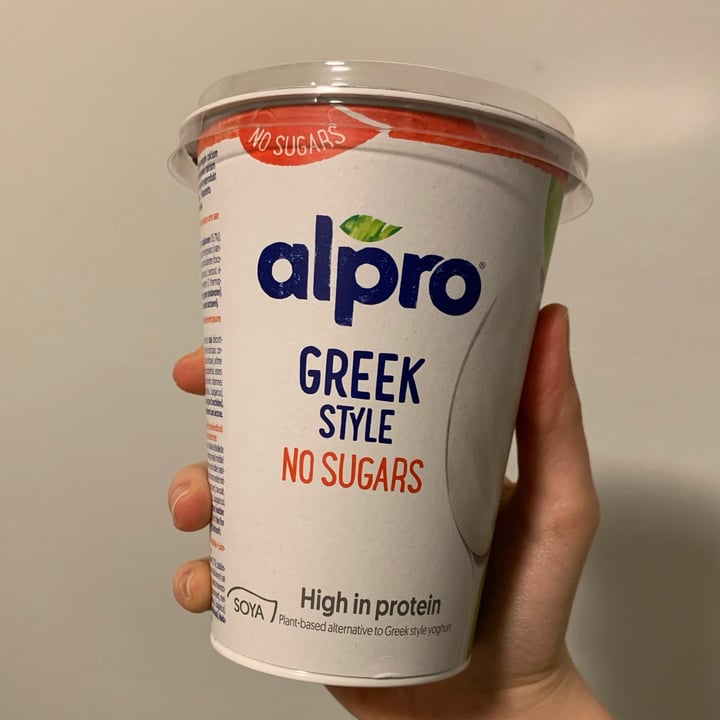 photo of Alpro Greek style no sugars shared by @yolkyb on  19 Nov 2021 - review