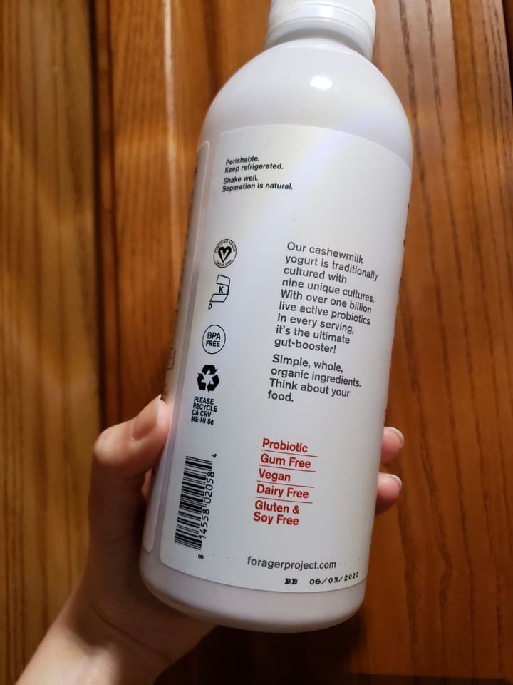 review photo of Forager Project Probiotic cashewmilk yogurt strawberry shared by @michelleadina on 21 Apr 2020 - review
