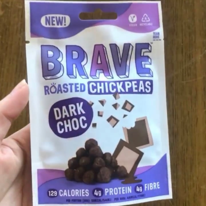 review photo of Brave Chocolate Roasted Chickpeas shared by @peaceandrose on 26 Mar 2021 - review