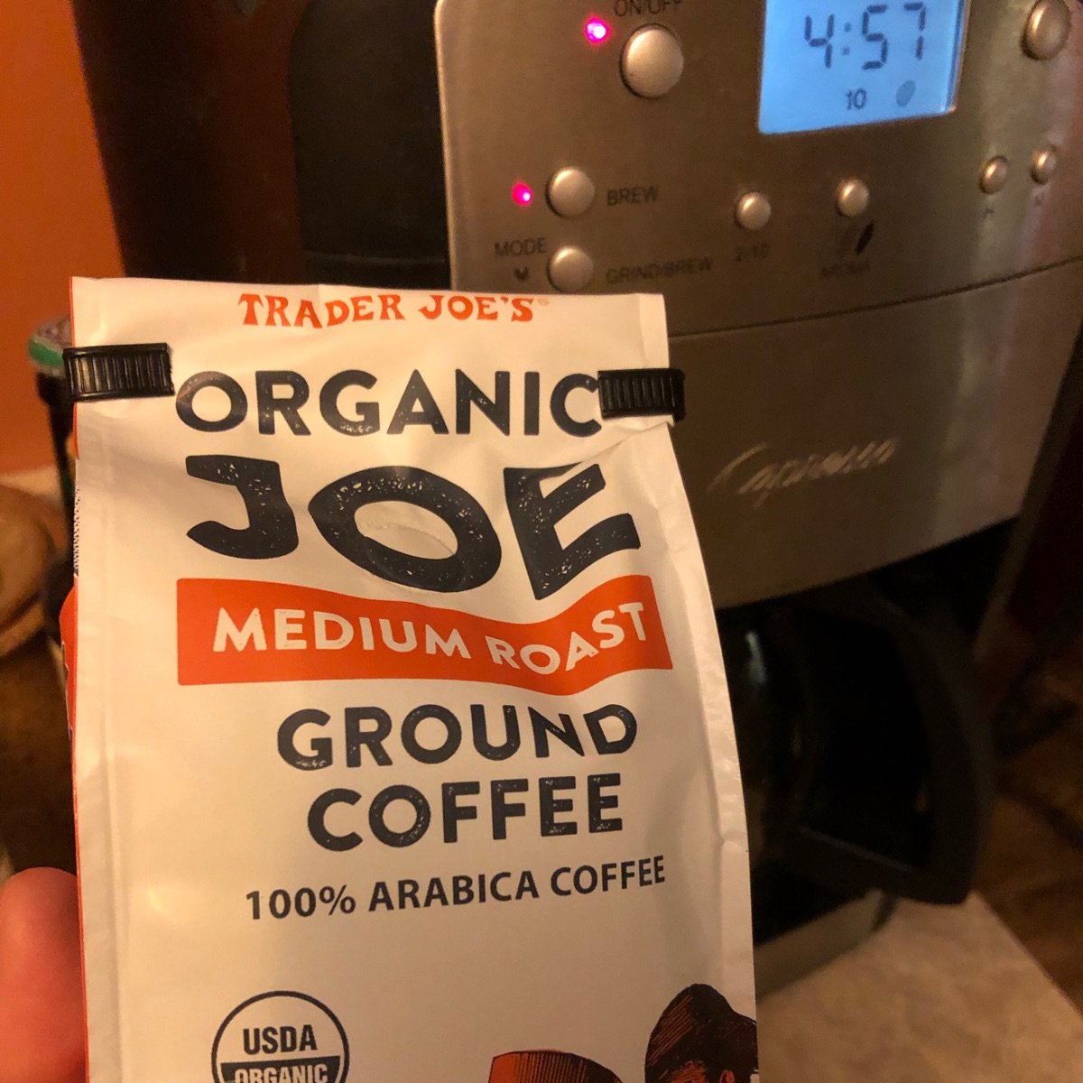 Trader Joe's Organic Joe medium roast ground coffee Reviews abillion
