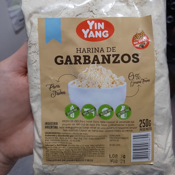 photo of Yin Yang Harina de Garbanzos shared by @camillaolivia on  12 Nov 2020 - review