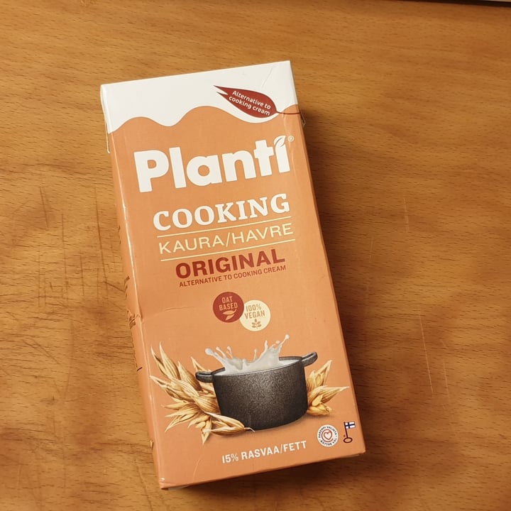 photo of Planti Cooking cream shared by @robinsorbom on  13 Oct 2020 - review