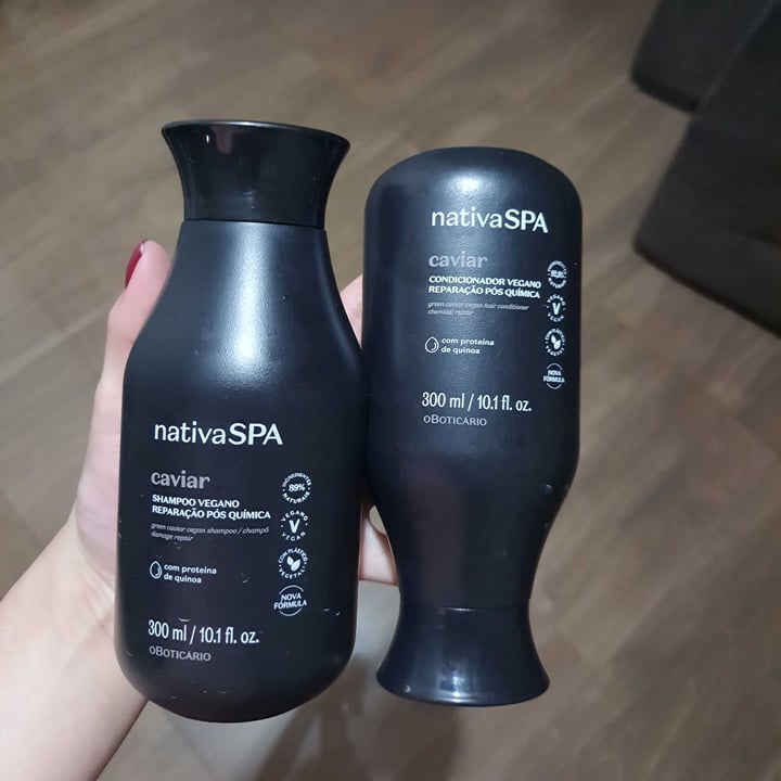 photo of O Boticário Shampoo  Caviar shared by @999575314 on  13 Nov 2022 - review