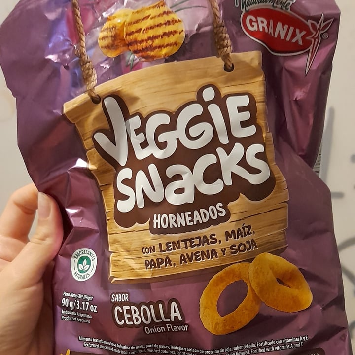 photo of Veggie snacks veggie snacks sabor cebolla shared by @lucianafiorella1 on  01 Apr 2022 - review