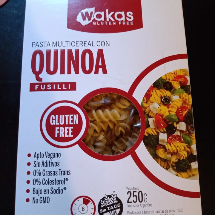 photo of Wakas Pasta Multicereal con Quinoa shared by @abrilrasmunsen on  17 Feb 2021 - review