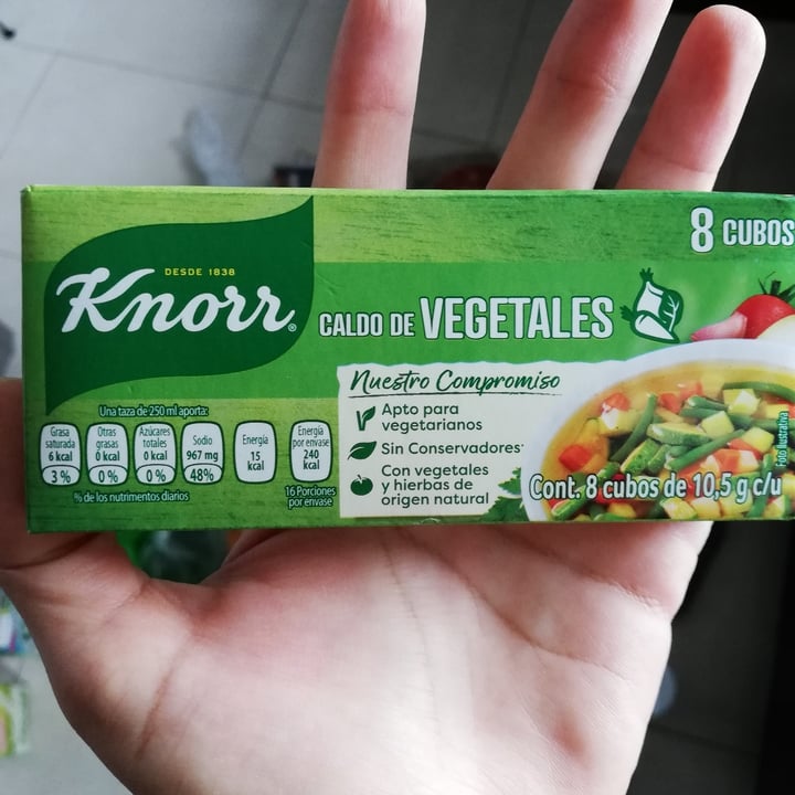 photo of Knorr Caldo De Vegetales shared by @karenmf95 on  01 Aug 2020 - review